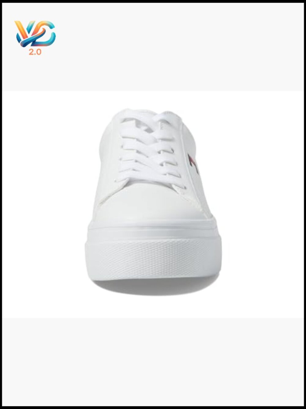 Fashion Sneakers Lace-Up Faux Leather Foam Footbed Walker Athletic Casual Shoes - Picture 6 of 6